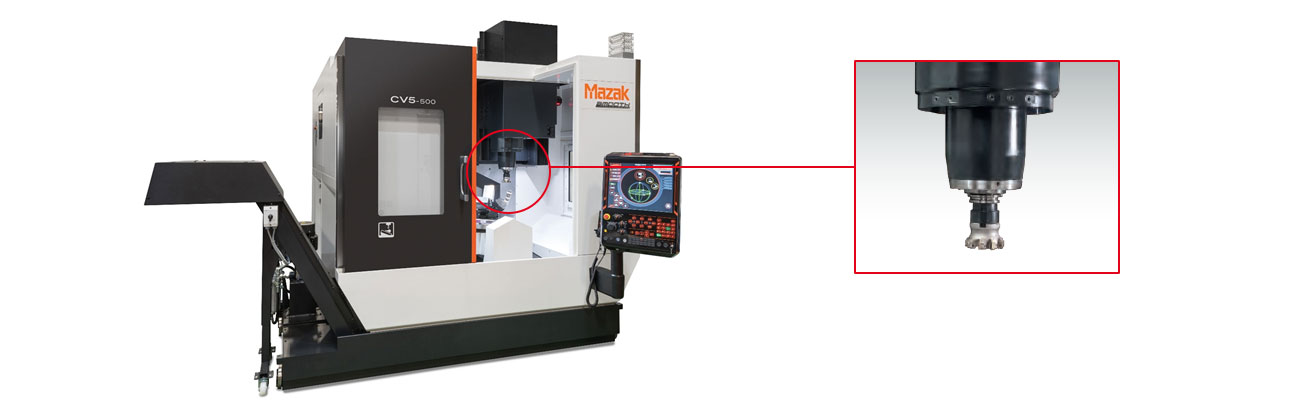 Mazak-CV5-500-Leaflet -  Spindelauswahl